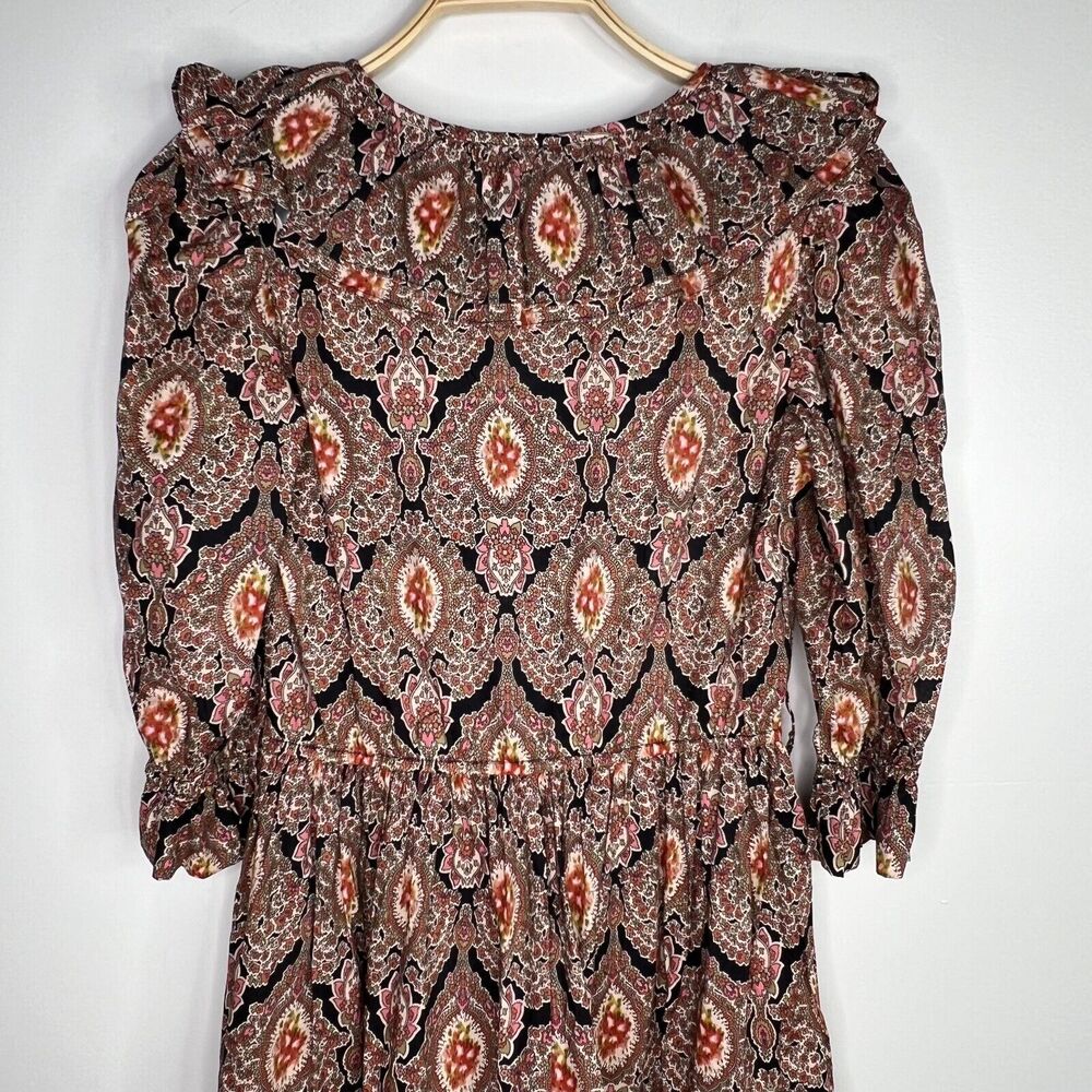 Anthropologie Kristinit Floral Maxi Dress Size Small Tiered - Picture 3 of 13